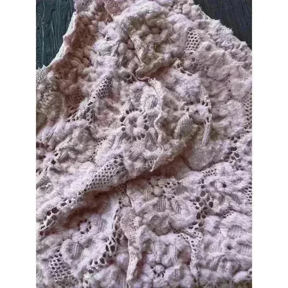 Aerie Lace Pullover Racerback Bralette Size Medium Pink - Picture 3 of 7